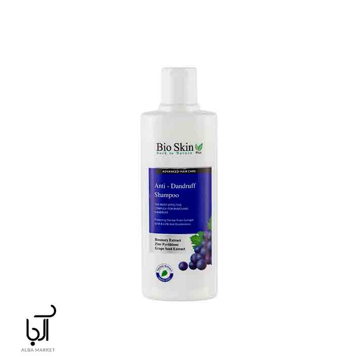شامپو مو ضد شوره هسته انگور بایو اسکین