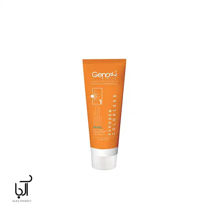 ضد آفتاب بی رنگ پوست چرب ژنو