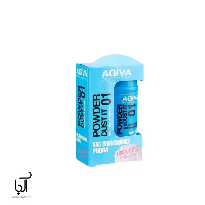 پودر حالت دهنده مو 01 آبی آگیوا
