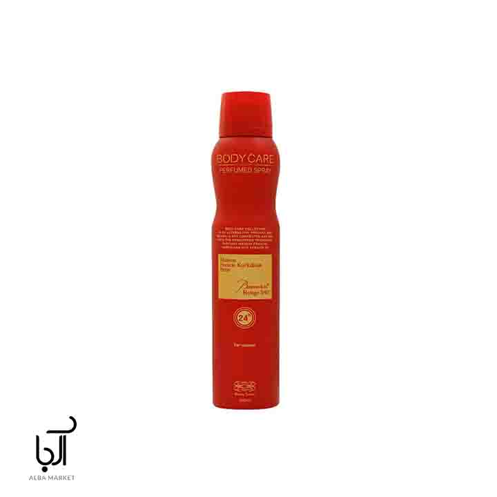 اسپری بدن زنانه باکارات رژ بادی کر