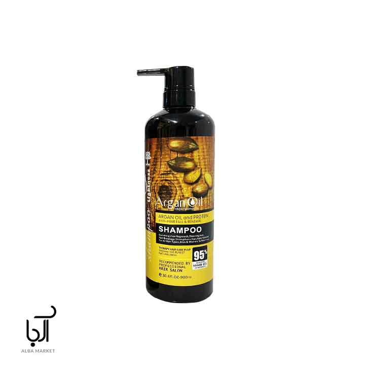 شامپو موهای خشک و اسیب دیده حاوی روغن آرگان لایتنس
