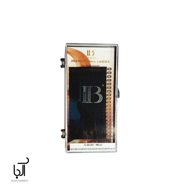 پالت مژه 7 صدم cc میکس آبی