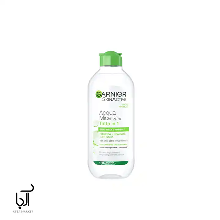 میسلار واتر پوست مختلط و چرب آکوا گارنیر