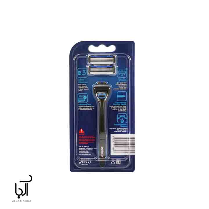 خود تراش سه لبه pace3 یدک دار دورکو