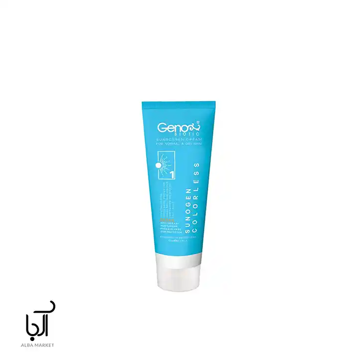 ضد آفتاب بی رنگ پوست خشک ژنو