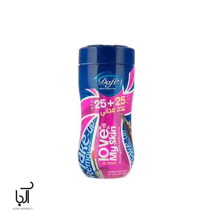 دستمال مرطوب 25+25 دافی