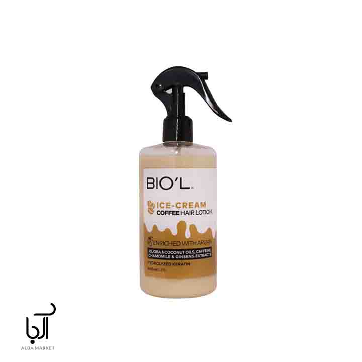 لوسیون مو بدون آبکشی بستنی قهوه بیول