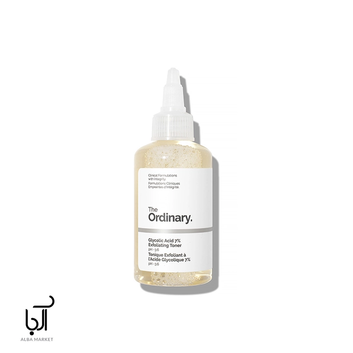 تونر انواع پوست گلایکولیک اسید 7% اوردینری