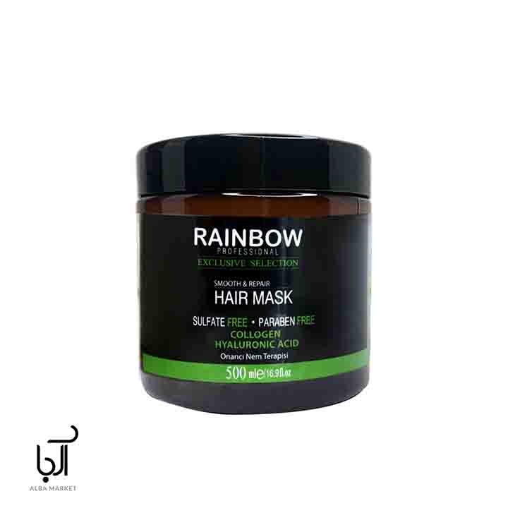 ماسک مو با آبکشی تقویت کننده کلاژن رین بو