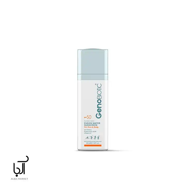 ضد آفتاب بی رنگ انواع پوست فيوژن واتر ژنو