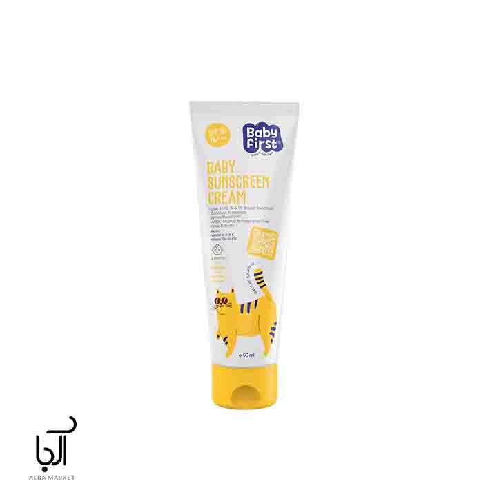 ضد آفتاب کودکان بی رنگ بیبی فرست