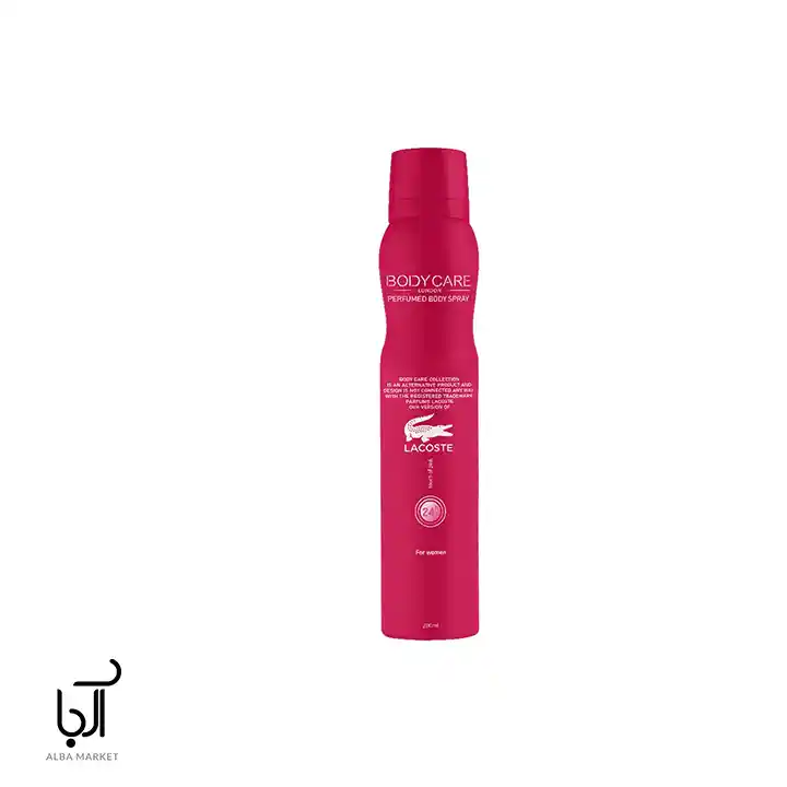 اسپري بدن زنانه لاگوست پينک بادي کر