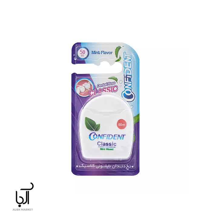 نخ دندان کلاسیک رایحه نعنا کانفیدنت
