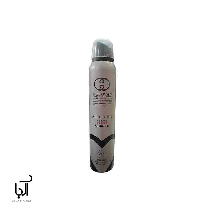 اسپری بدن مردانه الور دلوان