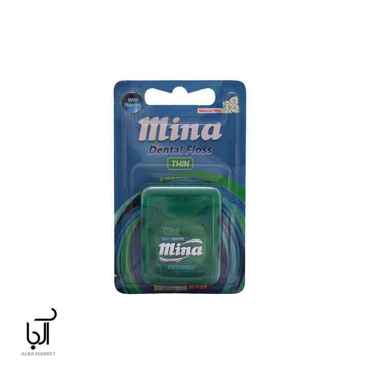 نخ دندان نازک رایحه نعنا مینا